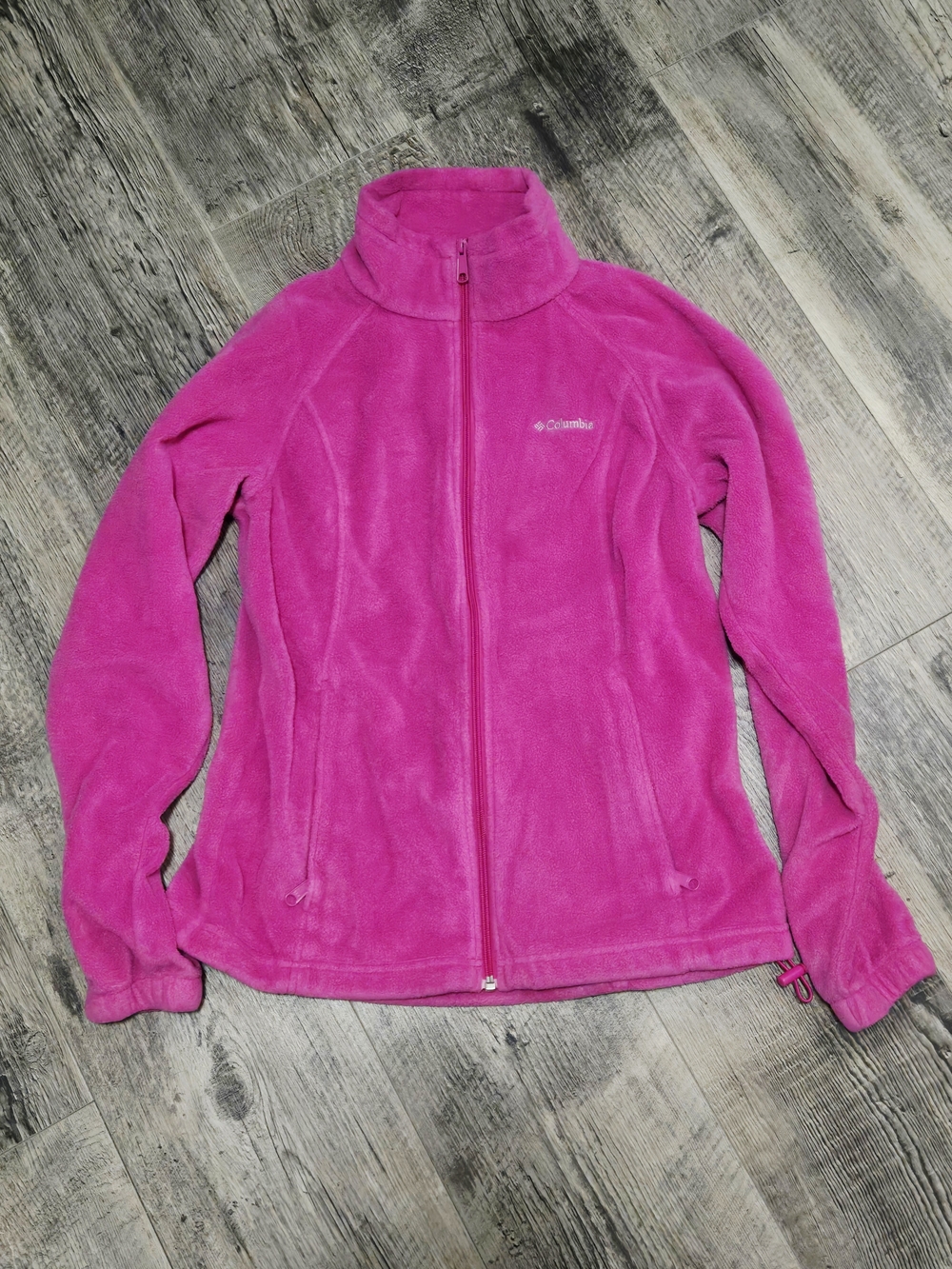 Columbia Women's Bright Pink Full-Zip Fleece